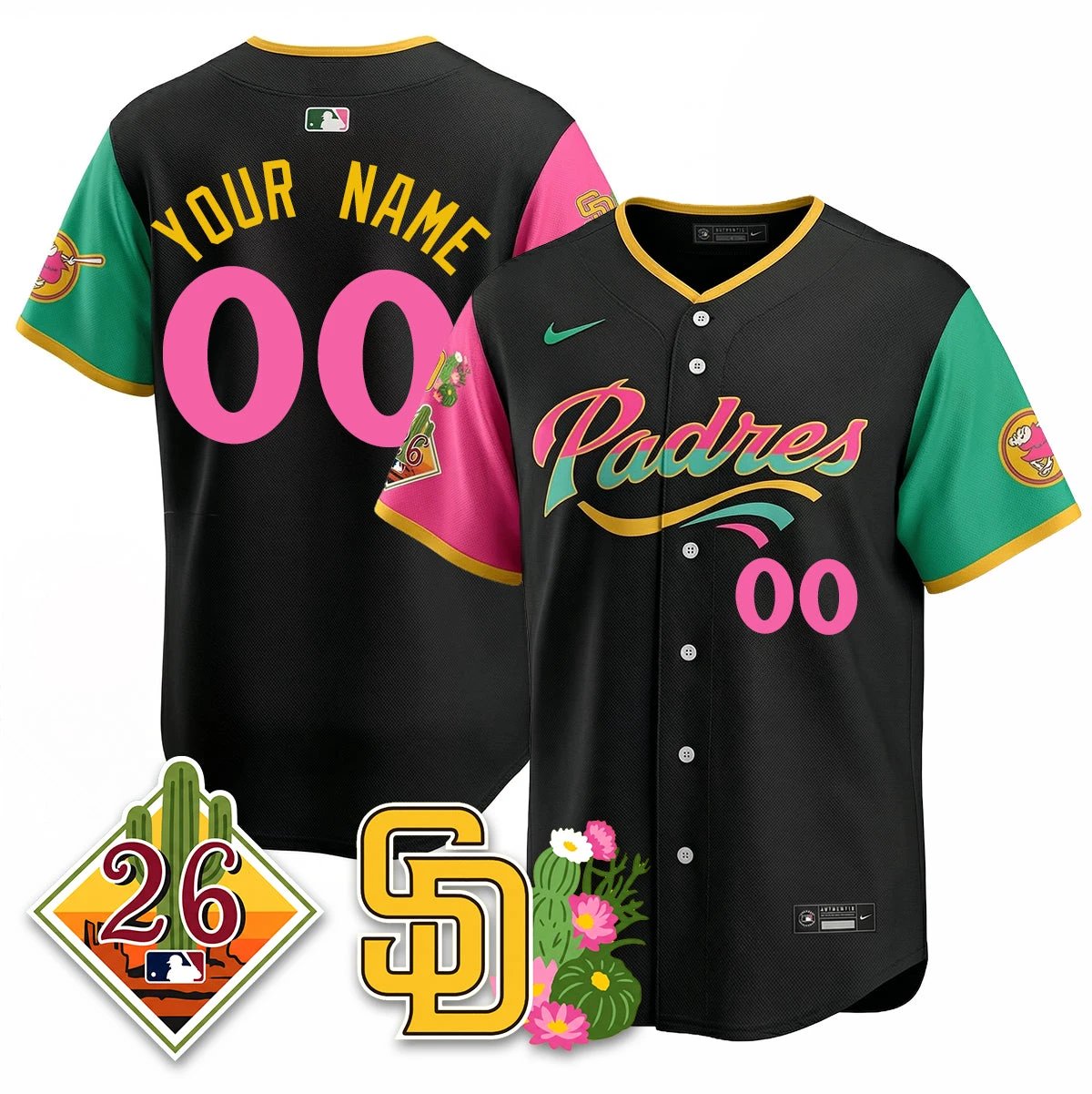 San Diego Padres 2026 Spring Training Vapor Limited Custom Jersey - All Stitched