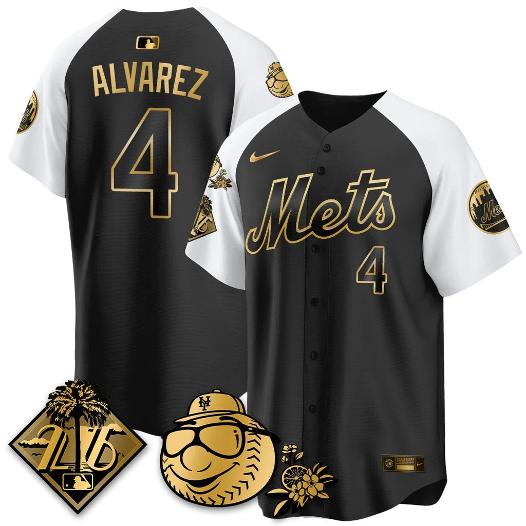 Men New York Mets 2026 Spring Training Vapor Limited Gold Jersey - All Stitched