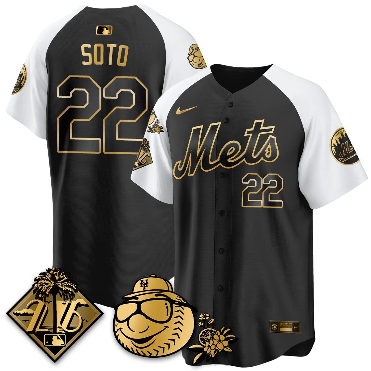 Men New York Mets 2026 Spring Training Vapor Limited Gold Jersey - All Stitched