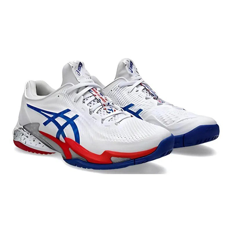 Asics Court Ff 3 Novak White Blue Red 1041A480 100