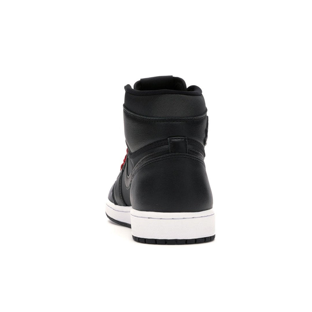 Air Jordan 1 Retro High Black Satin Gym Red