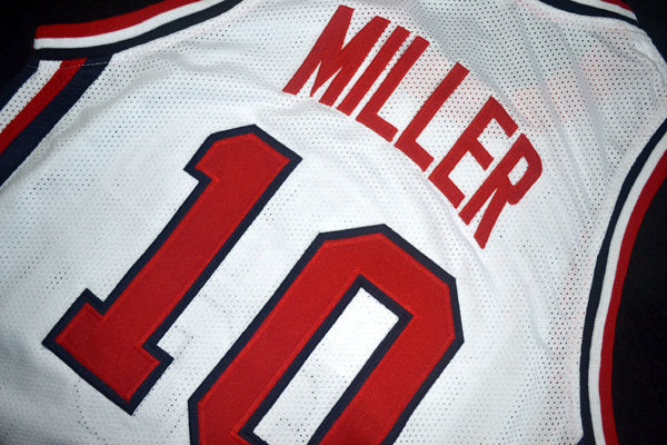 Reggie Miller Jersey #10 Team USA Basketball Navy White