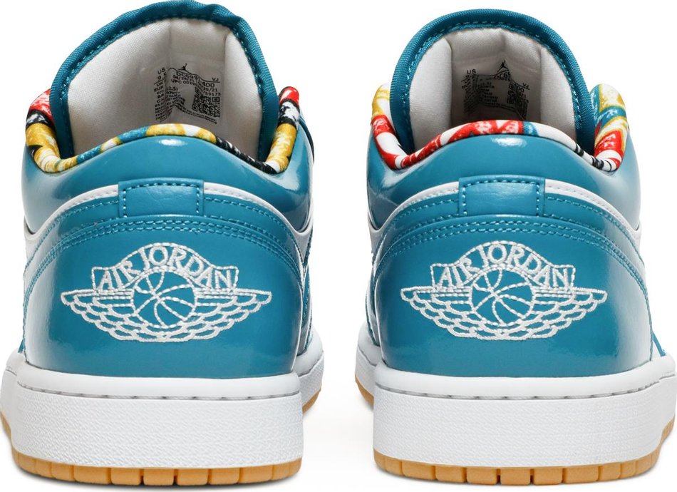 Air Jorrdan 1 Low SE Barcelona Cyber Teal