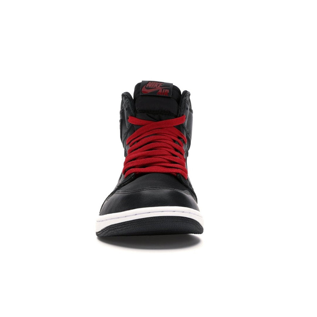 Air Jordan 1 Retro High Black Satin Gym Red