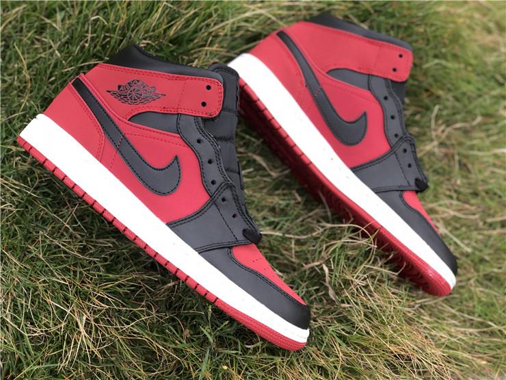 Air Jordan 1 Mid Gym Red Black