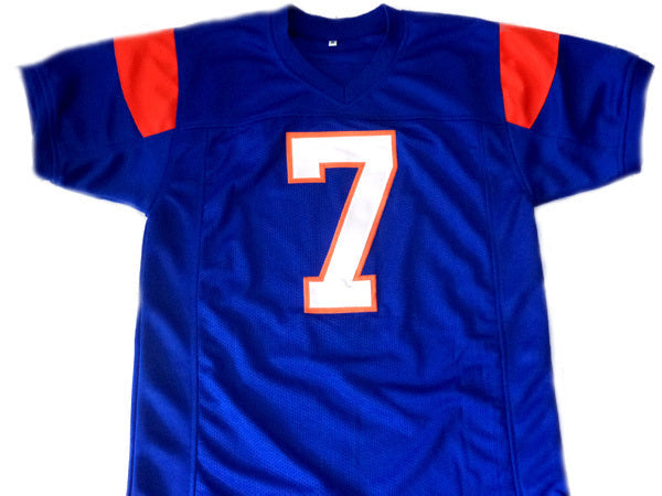 Alex Moran Jersey #7 Custom Unsigned Football Stitched Blue