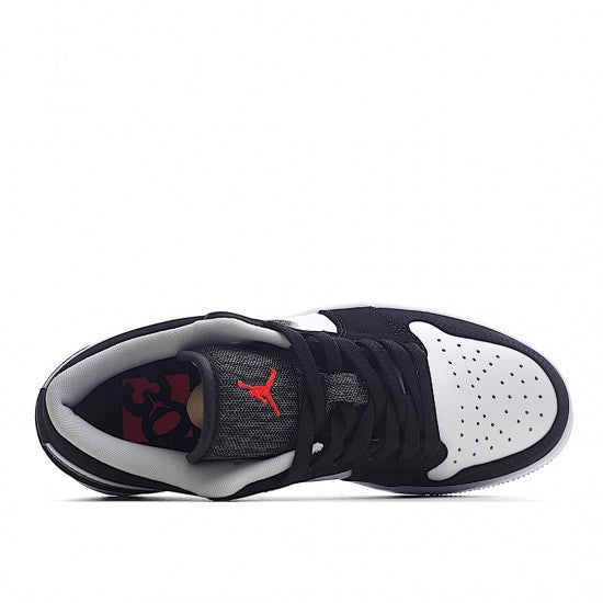 Air Jordan 1 Low Black White Wolf Grey