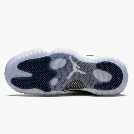 Air Jordan 11 Low Navy Snakeskin