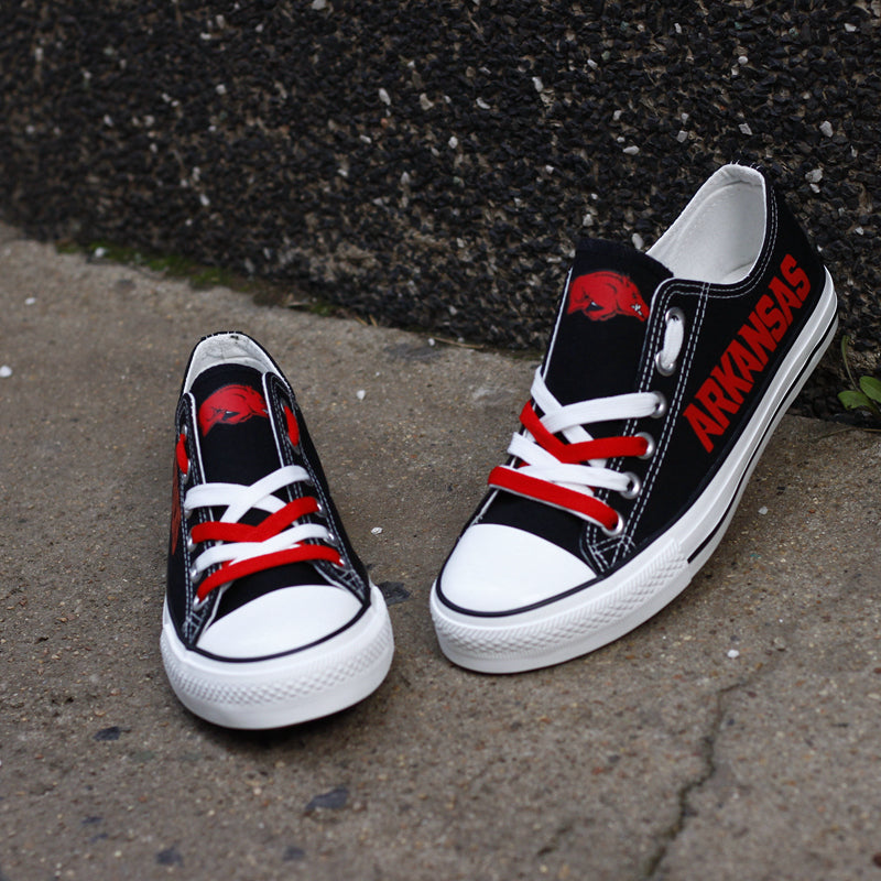 Arizona Wildcats Limited Print NCAA College Students Low Top Canvas Shoes Sport Sneakers (Copy)