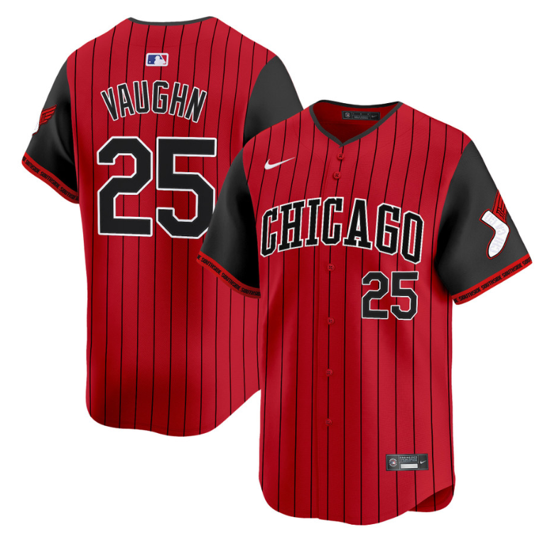 Andrew Vaughn Jersey #25 Chicago White Sox 2025 City Connect Vapor Premier Limited Stitched