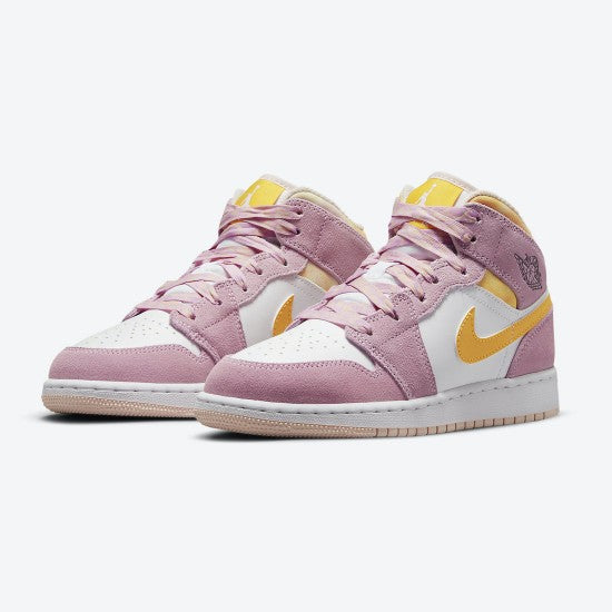 Air Jordan 1 Mid SE GS Arctic Pink