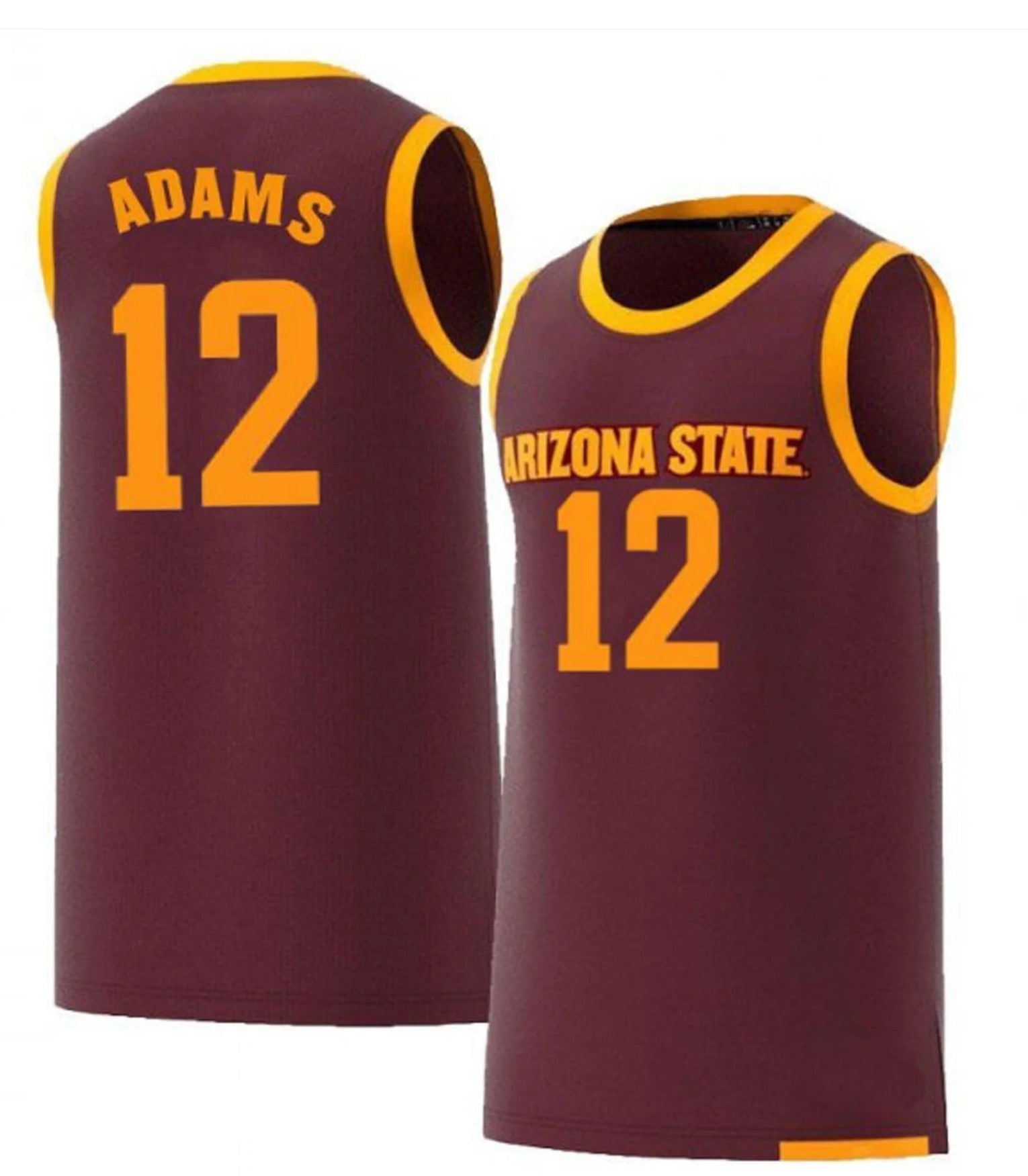 Andre Adams Jersey #12 Arizona State Sun Devils College Basketball