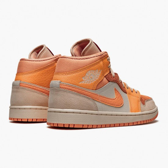 Air Jordan 1 Mid Apricot Orange