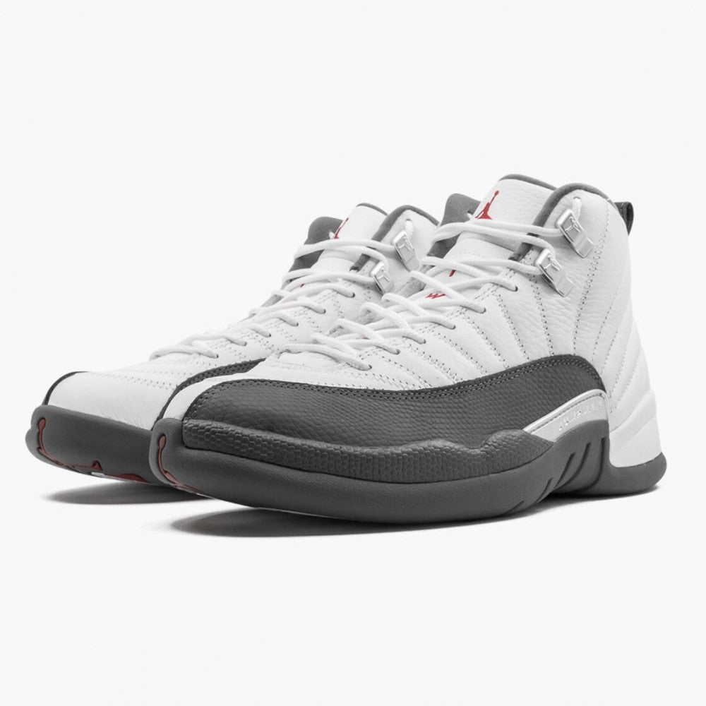 Air Jordan 12 Retro White Dark Grey