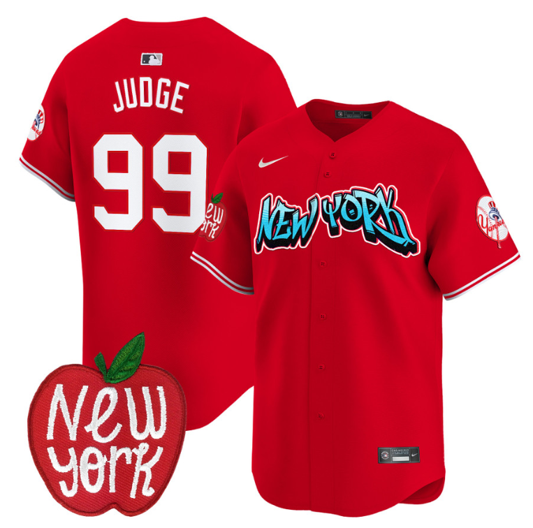Aaron Judge Jersey #99 New York Yankees Apple Patch Vapor Premier Limited Stitched Red