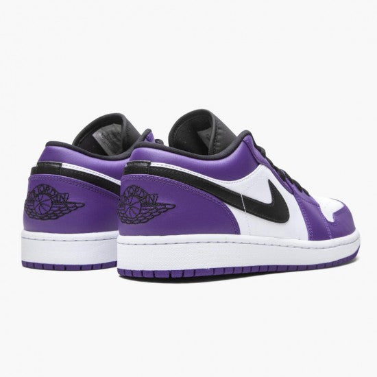 Air Jordan 1 Retro Low Court Purple Black-White
