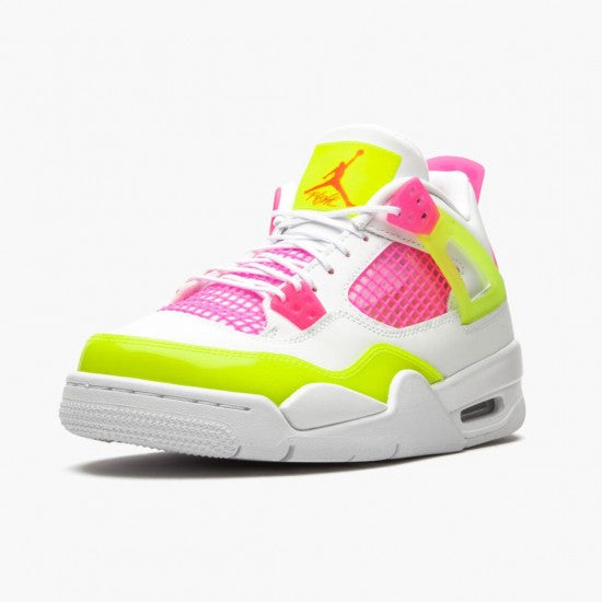 Air Jordan 4 Retro White Lemon Pink