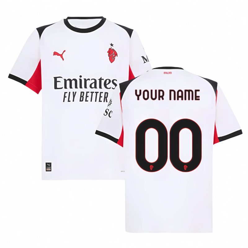 AC Milan 2025-26 Away Men Jersey – White