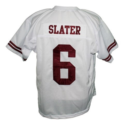 AC Slater Jersey #6 Custom Unsigned Football Stitched White
