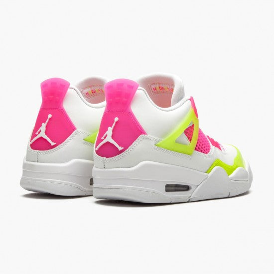Air Jordan 4 Retro White Lemon Pink