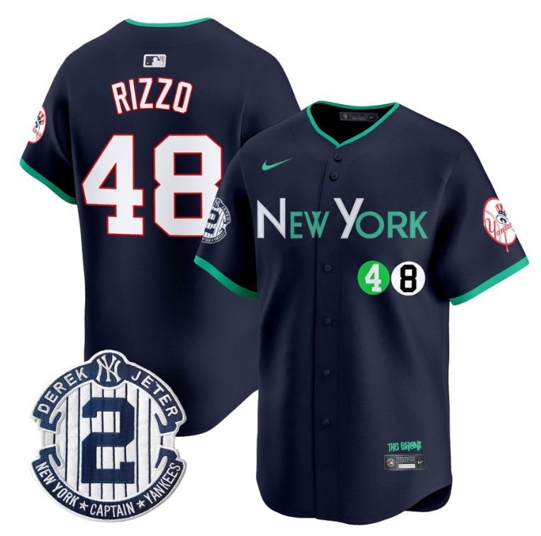 Anthony Rizzo Jersey #48 New York Yankees City Connect Vapor Premier Limited Stitched Navy