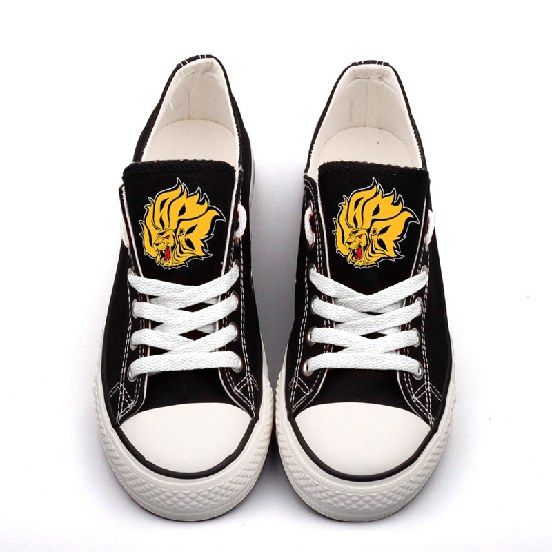 Arkansas-PB Golden Lions Limited Print NCAA College Students Low Top Canvas Shoes Sport Sneakers