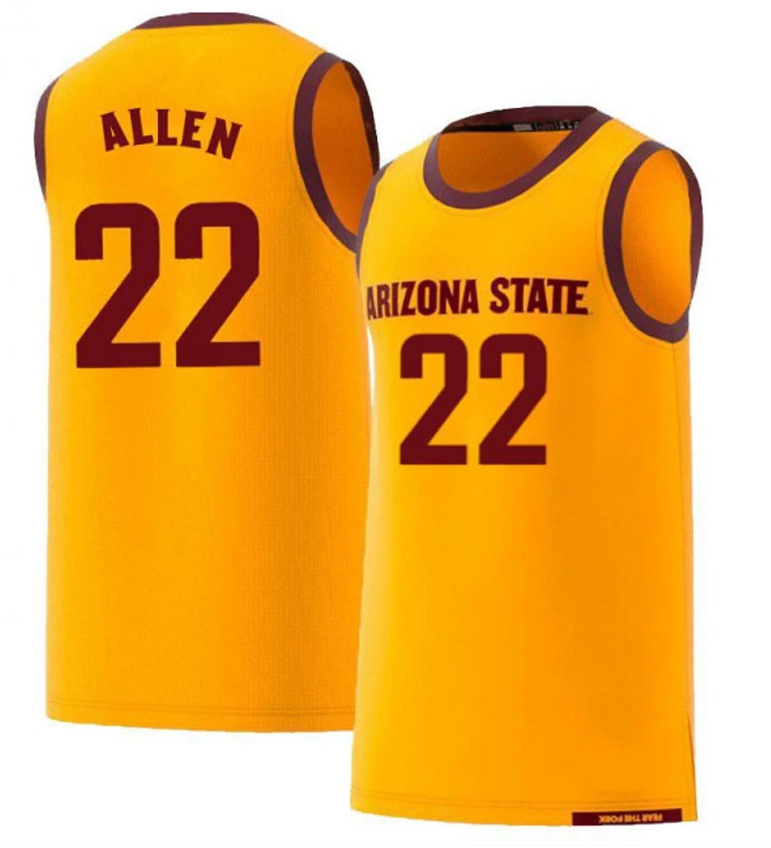 Andre Allen Jersey #22 Arizona State Sun Devils College Basketball