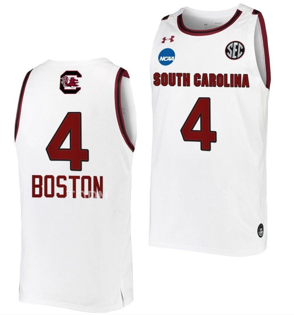 Aliyah Boston Jersey South Carolina Gamecocks College Basketball 2023 NCAA March Madness White #4