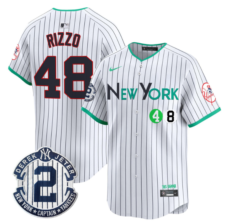 Anthony Rizzo Jersey #48 New York Yankees City Connect Vapor Premier Limited Stitched Pinstripe