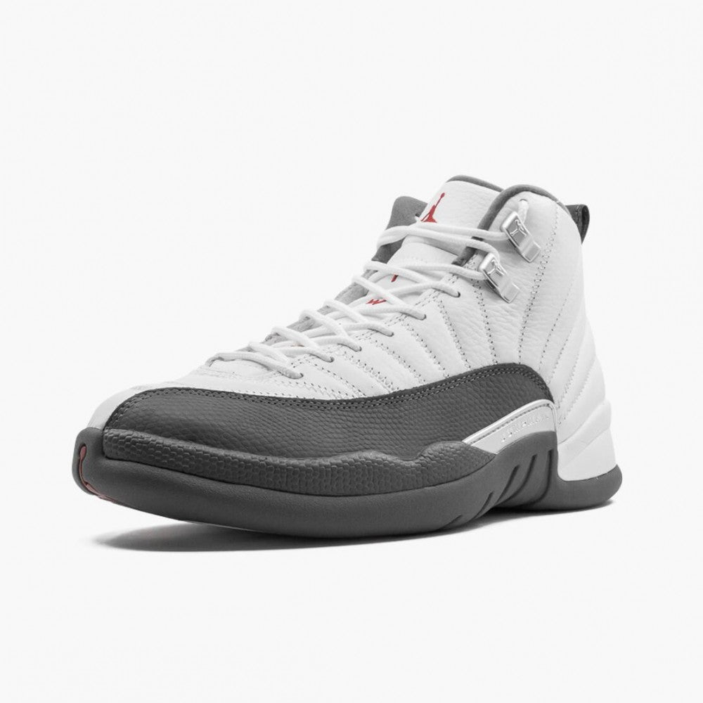 Air Jordan 12 Retro White Dark Grey