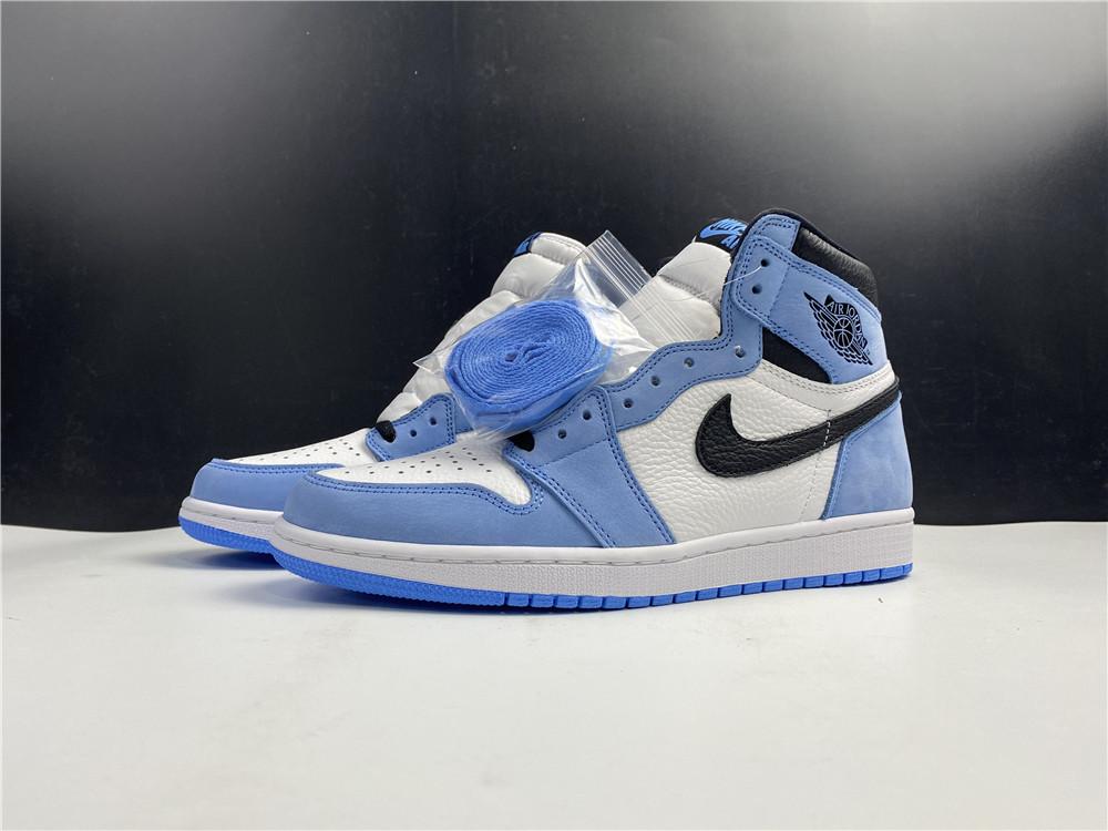 Air Jordan 1 Retro High White University Blue Black