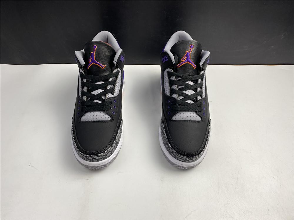 Air Jordan 3 Retro Black Court Purple
