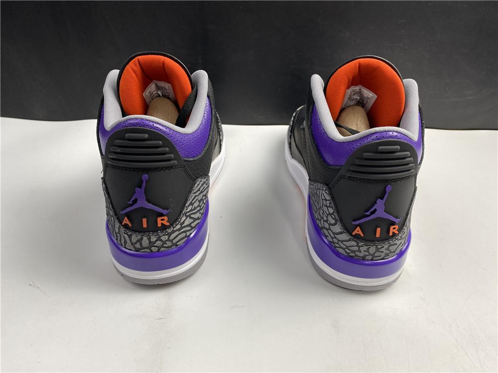 Air Jordan 3 Retro Black Court Purple