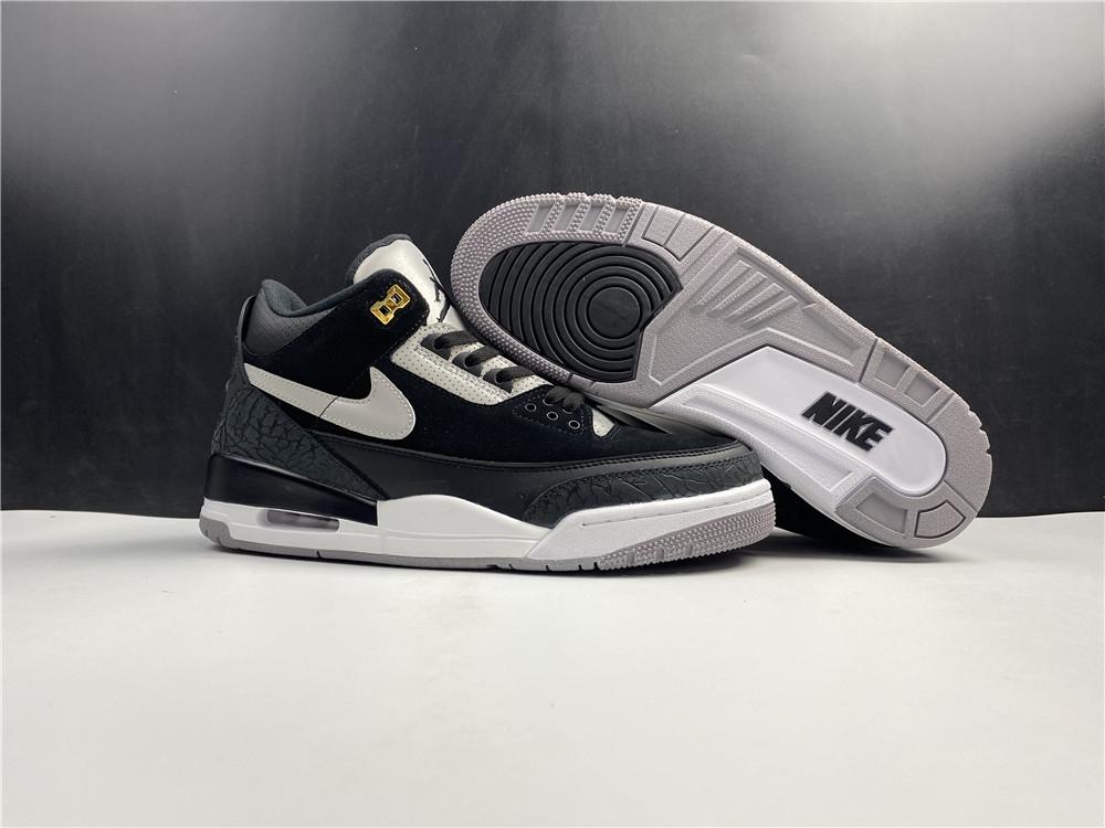 Air Jordan 3 Retro Tinker Black Cement Gold