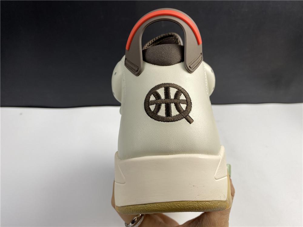 Air Jordan 6 Retro Quai54 Sail Brown (2020)