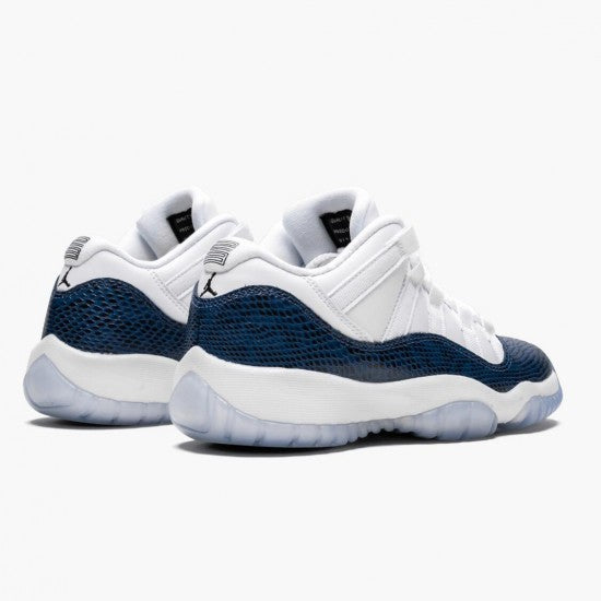 Air Jordan 11 Low Navy Snakeskin