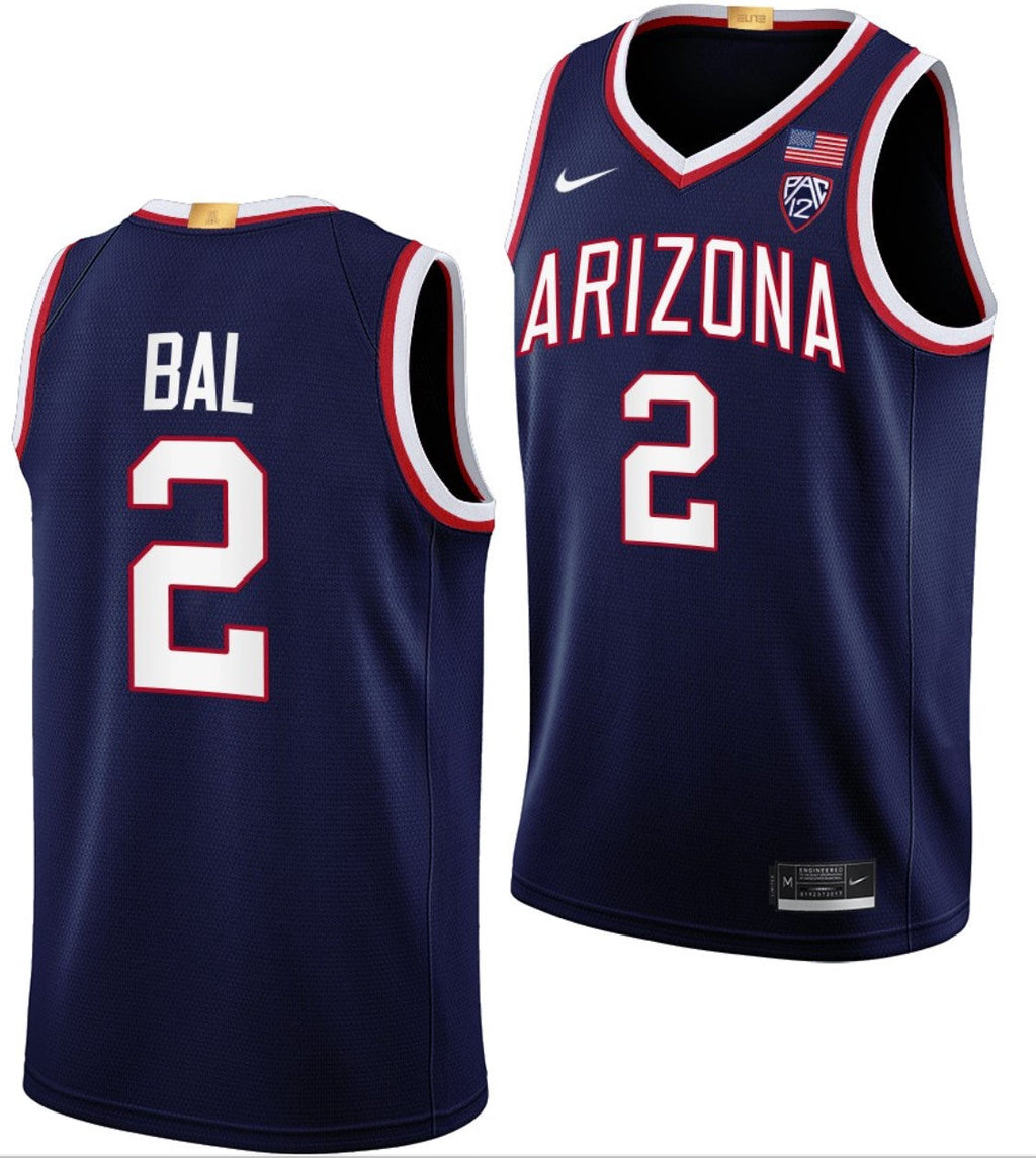 Adama Bal Jersey Arizona Wildcats College Basketball Maui Invitational Champs #2