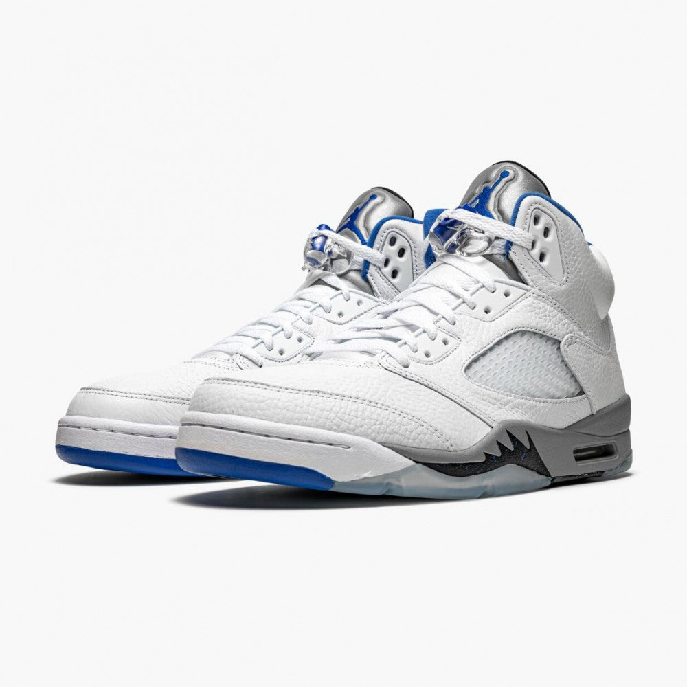 Air Jordan 5 Retro White Stealth