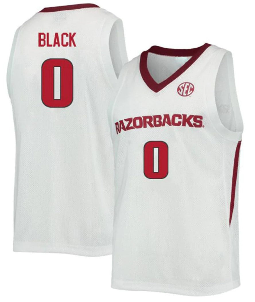 Anthony Black Jersey Arkansas Razorbacks College Basketball #0