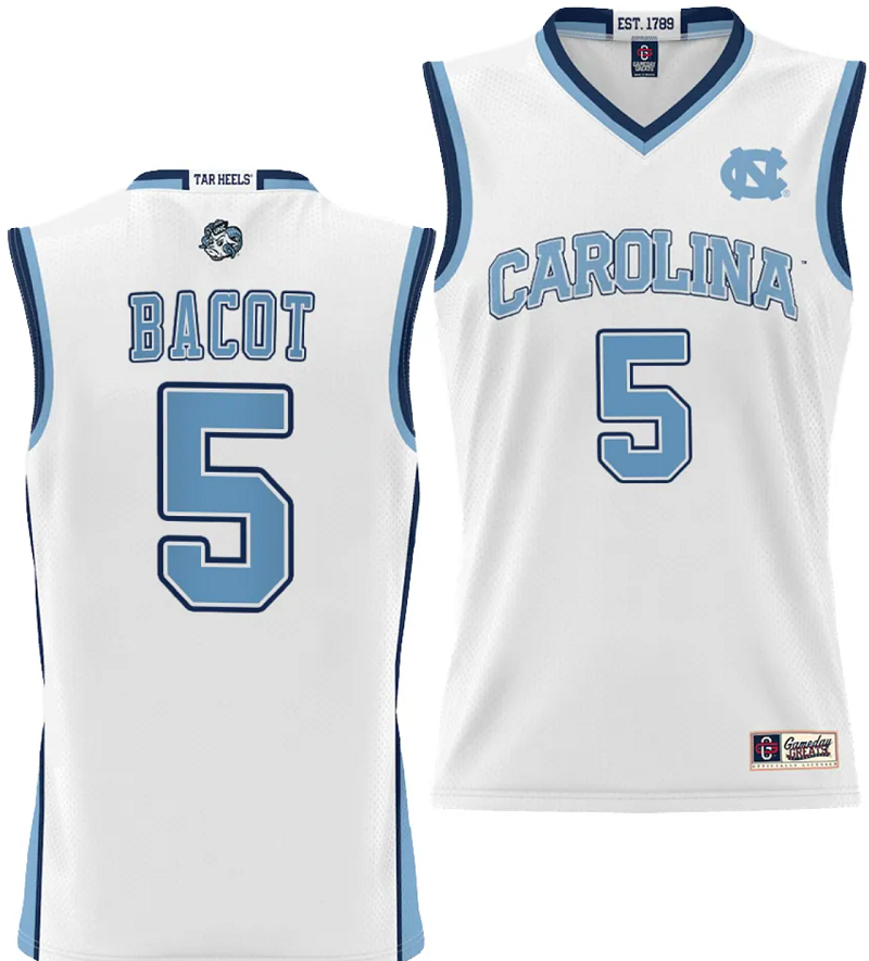 Armando Bacot Jersey #5 UNC Tar Heels College NIL Basketball Lightweight
