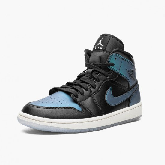 Air Jordan 1 Mid Iridescent Black