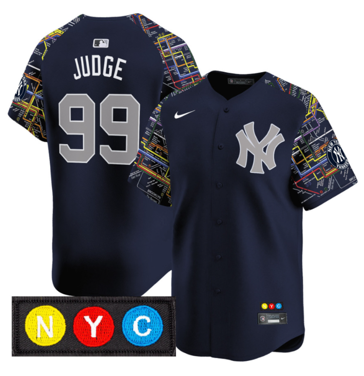 Aaron Judge Jersey #99 New York Yankees Subway Style Vapor Premier Limited Stitched