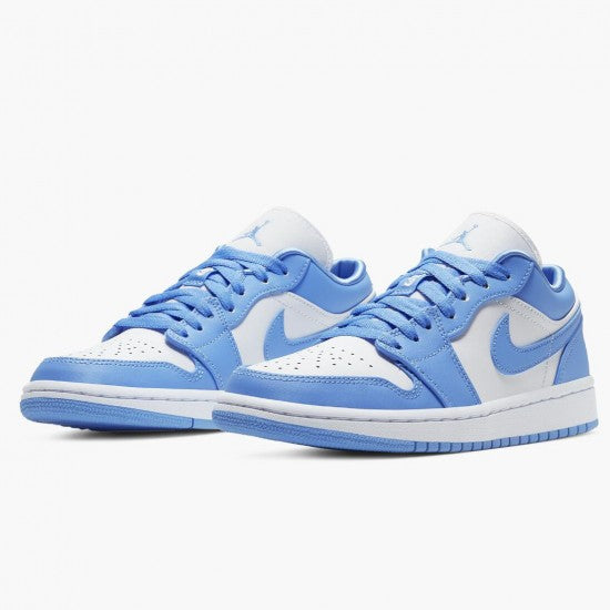 Air Jordan 1 Retro Low Unc University Blue White
