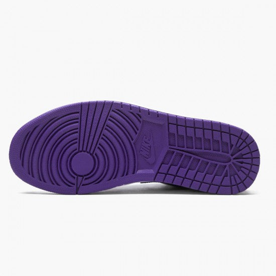 Air Jordan 1 Retro Low Court Purple Black-White