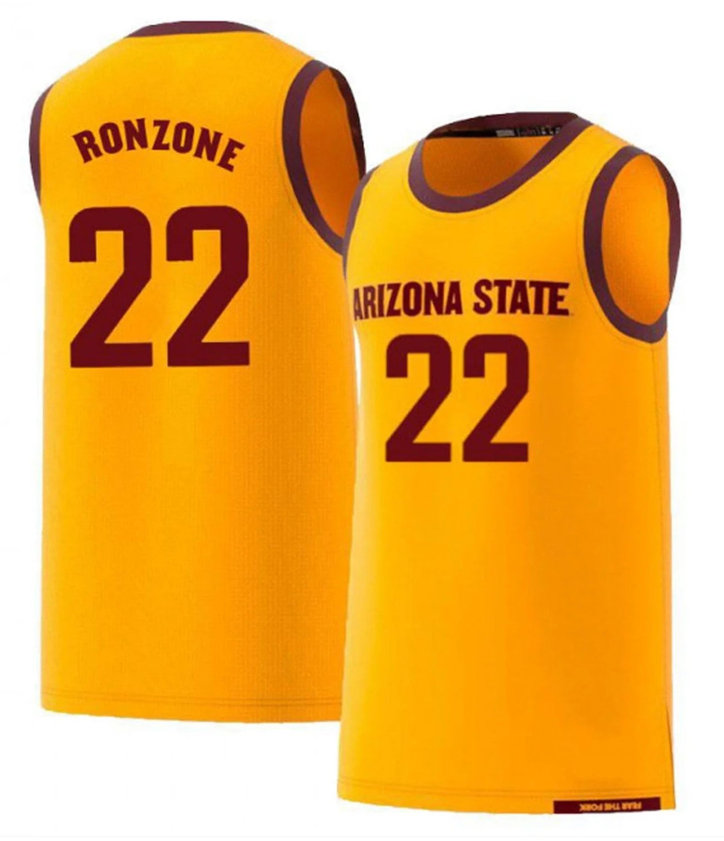 Austin Ronzone Jersey #22 Arizona State Sun Devils College Basketball