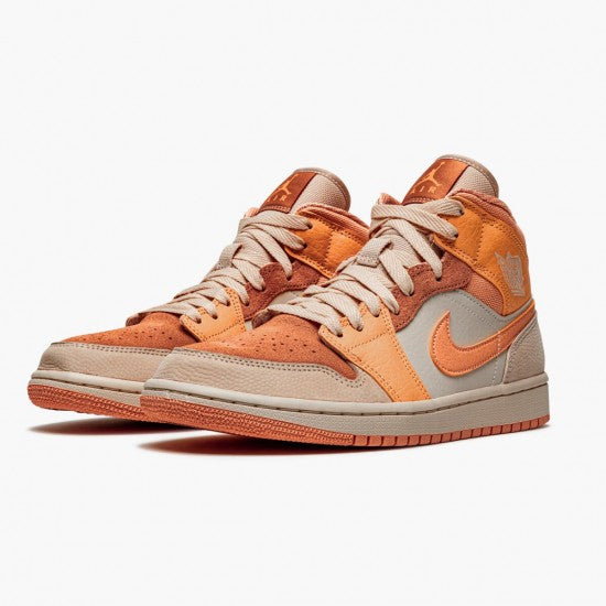 Air Jordan 1 Mid Apricot Orange