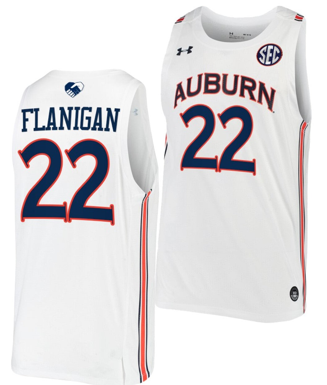 Allen Flanigan Jersey Auburn Tigers College Basketball #22