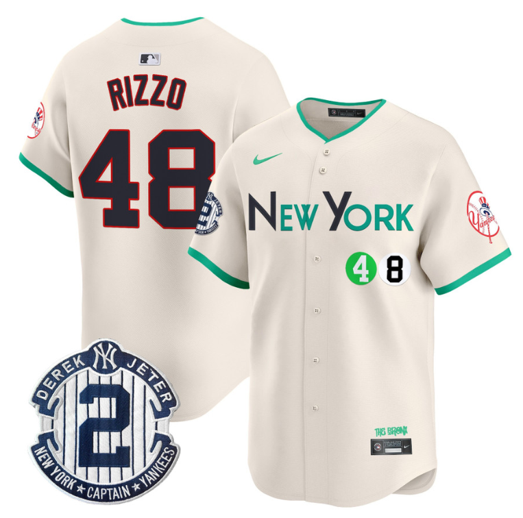 Anthony Rizzo Jersey #48 New York Yankees City Connect Vapor Premier Limited Stitched Cream