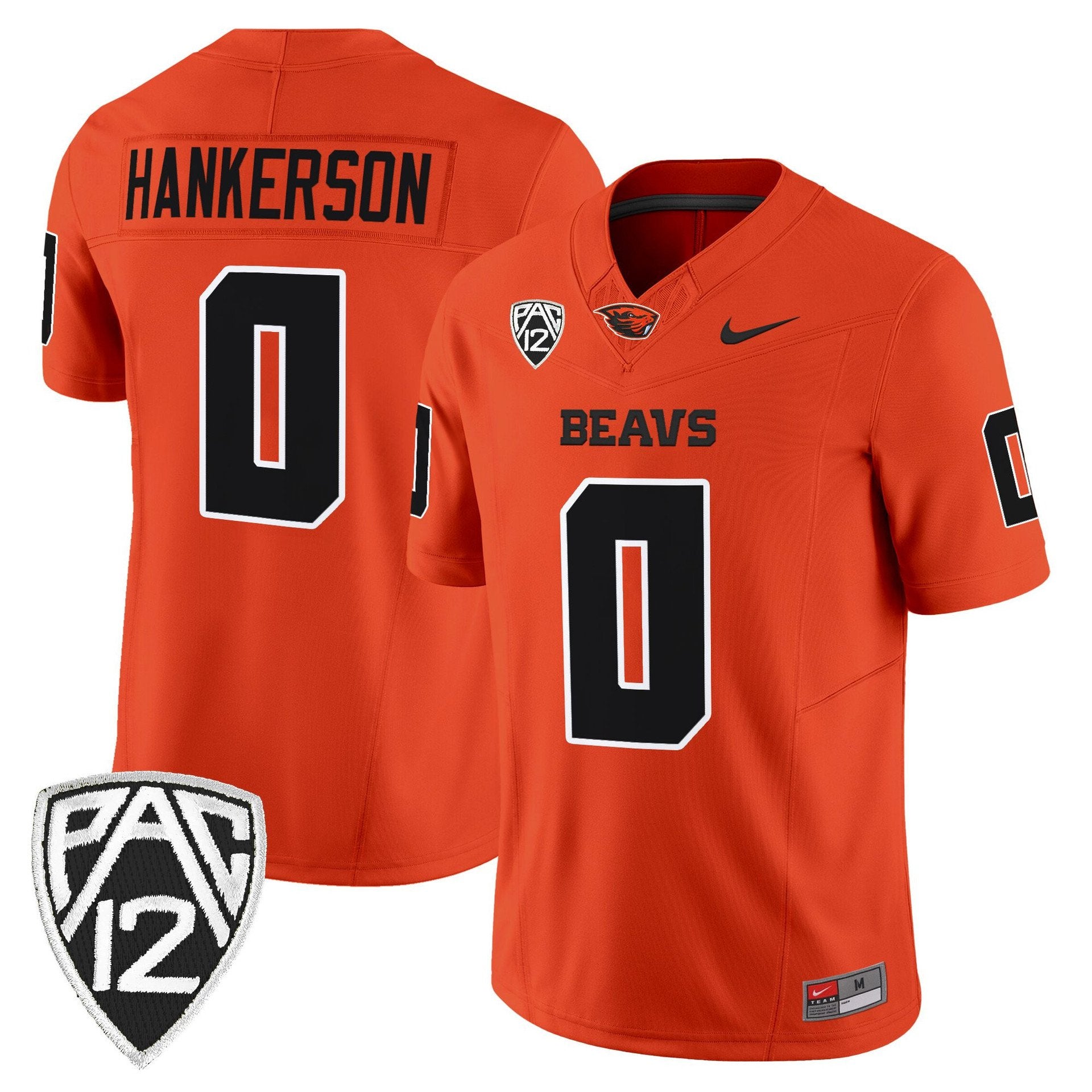 Anthony Hankerson Jersey #0 Oregon State Beavers 2025 Limited Stitched Orange