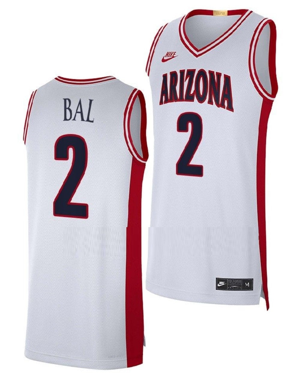 Adama Bal Jersey Arizona Wildcats College Basketball Maui Invitational Champs #2